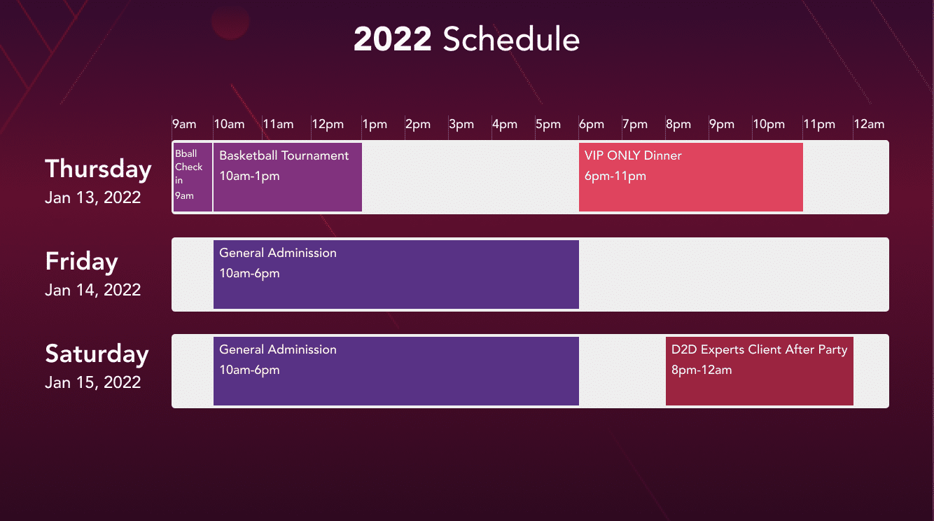 2022 Schedule