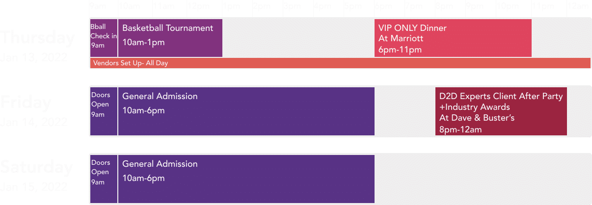 Schedule