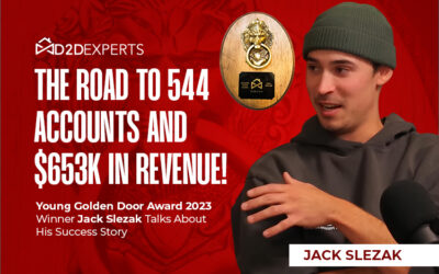 The Road to 544 Accounts and $653 K 💸 in Revenue! Golden Door 2023 Winner Jack Slezak Talks About His Secrets of Sales Success