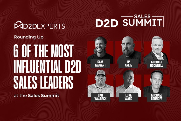 Meet the 6 top-tier door-to-door sales leaders featured at the Sales Success Summit.