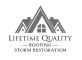 Logo featuring a mountain range silhouette with a house and tree, underlined by the text "lifetime quality" and "woodwork - phoenix renovation.