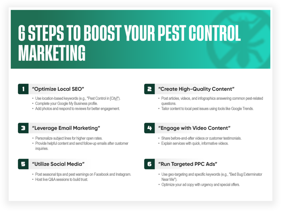 6 Pest Control Advertising Strategies