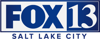 FOX 13 Salt Lake City logo in blue and white, with "FOX 13" in large bold letters above "SALT LAKE CITY" in smaller text.